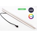 Trebetong/gips LED dimbar Skinnesett 4x120cm - Innfelt, Fjernkontroll dimbar, Akustilight inkl. ledninger og driver