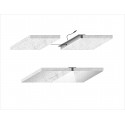 Trebetong/gips LED dimbar Skinnesett 4x120cm - Innfelt, Fjernkontroll dimbar, Akustilight inkl. ledninger og driver