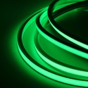 5m AnyCut Neon Flex 10x10 Grønn LED strip - 8W/m, 12V, Ingen klippeavstand