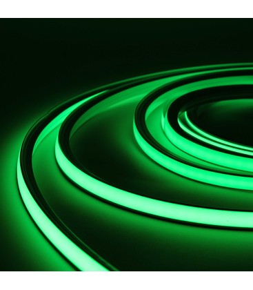 5m AnyCut Neon Flex 10x10 Grønn LED strip - 8W/m, 12V, Ingen klippeavstand 5m AnyCut Neon Flex 10x10 Grønn LED strip - 8W/m, 12V, Ingen klippeavstand
