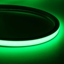 5m AnyCut Neon Flex 10x10 Grønn LED strip - 8W/m, 12V, Ingen klippeavstand