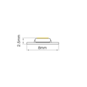 5m 11000K, 12V 9,6W/m LED strip - Ekstra kald, 120 LED pr. meter
