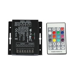 V-Tac 288W LED RGBW Sync Controller - 24B RF-Dimmer