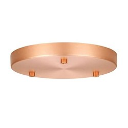 Designlamper Halo Design - Ø22 Rosett for 3 lamper - kobber