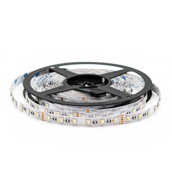 RGB+W LED strip 12W/m RGB+WW LED strip - 5 meter, IP20, 60 LED per meter, 24V