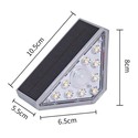 2 stk. Solcelle sensor trappelys - Bevegelse + skumringssensor, IP54