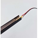 Lys til akustikkpanel, 240cm, svart - Komplett sett med aluprofil og COB LED strip