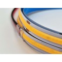 Lys til akustikkpanel, 240cm, svart - Komplett sett med aluprofil og COB LED strip