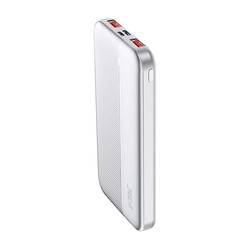 V-Tac 10000mAh Hurtiglader Powerbank - Hvit