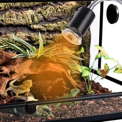 Diverse Reptil varmelampe UVA/UVB - 50W, klipsholder