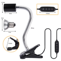 Reptil varmelampe UVA/UVB - 50W, klipsholder