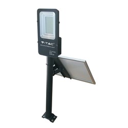  50W solcellepanel LED-gatelykt - 4000K.