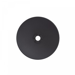  Piatta platebase til armatur - Piatta, 9W, 240x30, svart, rundt.