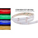 10m RGB+CCT COB-LED strip - 21W/m, IP20, 840 LED pr. meter, 24V, COB LED