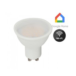 Smart Home V-Tac 5W Smart Home LED pære - Tuya/Smart Life, Google Home, Amazon Alexa kompatibel, GU10 Spot