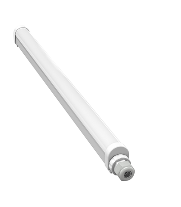 120 cm armatur - 32W, 130lm/W, gjennomkoblet, IP65 120 cm armatur - 32W, 130lm/W, gjennomkoblet, IP65