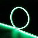 Grønn 8x16 CLIP-ON Neon Flex LED - 8W per meter, IP67, 24V