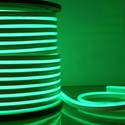 Grønn 8x16 CLIP-ON Neon Flex LED - 8W per meter, IP67, 24V