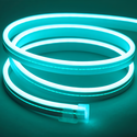Lyseblå 8x16 CLIP-ON Neon Flex LED - 8W per meter, IP67, 24V