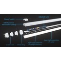 LEDlife T8-120 200lm/w - 10/15W LED rør, roterbar fatning, 120 cm, 5 års garanti