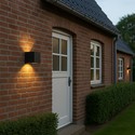 LEDlife CUBIC 6W Dimbar vegglampe - Sort, firkantet, opp/ned, justerbar, utendørs, IP65, inkl. lyskilde