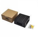 Solcelle sensor vegglampe - Svart, roterbar, firkantet, skumringssensor, IP65
