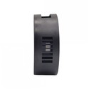 Solcelle sensor vegglampe - Svart, rund, justerbar spredning skumringssensor, IP54