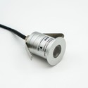 Sauna downlight - 24V DC, RA93, 1,1W, 3m ledning, Hull: Ø3 cm, Mål: Ø3,5 cm