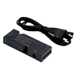 Badstubelysning Strømforsyning til sauna downlight - 18W, 6 utganger, 24V, 135cm ledning
