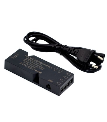 Strømforsyning til sauna downlight - 18W, 6 utganger, 24V, 135cm ledning Strømforsyning til sauna downlight - 18W, 6 utganger, 24V, 135cm ledning