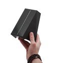 Solcelle sensor vegglampe - Sort, opp/ned, skumringssensor, IP54