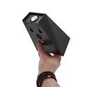 Solcelle sensor vegglampe - Sort, opp/ned, skumringssensor, IP54