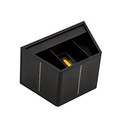 Solcelle sensor vegglampe - Svart, opp/ned, justerbar spredning skumringssensor, IP54