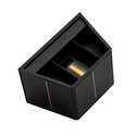 Solcelle sensor vegglampe - Svart, opp/ned, justerbar spredning skumringssensor, IP54