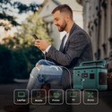 Powerstation 500W - 568Wh, med strømuttak, 1x 230V AC output