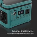 Powerstation 500W - 568Wh, med strømuttak, 1x 230V AC output