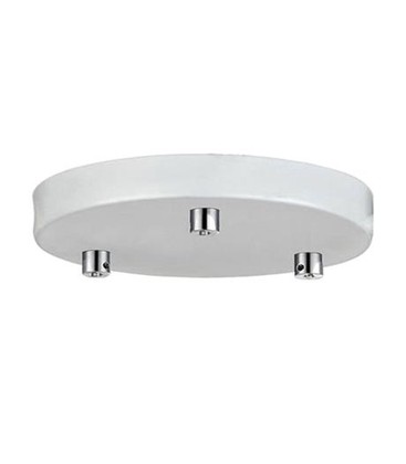 Halo Design - Ø22 Rosett for 3 lamper - hvit