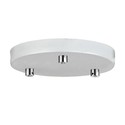 Halo Design - Ø22 Rosett for 3 lamper - hvit