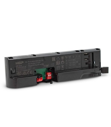 Erstatningsdriver for skinnespot - Svart, Passer til 3-faset skinnespot, 24-42V, 650-800mA Erstatningsdriver for skinnespot - Svart, Passer til 3-faset skinnespot, 24-42V, 650-800mA