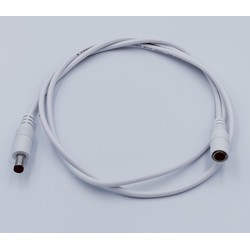 Enkeltfarget LED strip tilbehør 12V/24V DC Forlengerkabel - 10 m, 5V-24V, hvit