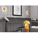 Mush LN2 Oransje bordlampe - Ø18 cm, G9, 230V, uten lyskilde