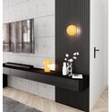 Mush LN2 Oransje bordlampe - Ø18 cm, G9, 230V, uten lyskilde