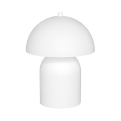 Bordlampe Mush LN2 Hvit bordlampe - Ø18 cm, G9, 230V, uten lyskilde