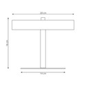 Nemo LN2 Sort bordlampe - Ø20 cm, G9, 230V, uten lyskilde