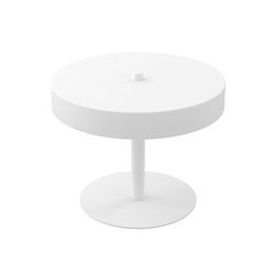 Bordlampe Nemo LN2 Hvit bordlampe - Ø20 cm, G9, 230V, uten lyskilde