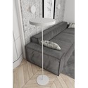 Nemo LN2 Hvit bordlampe - Ø20 cm, G9, 230V, uten lyskilde