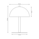 Mogu LN2 Sort bordlampe - Ø18 cm, G9, 230V, uten lyskilde