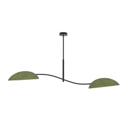 Taklamper Lotus 2 Sort/Grønn taklampe - E14, 230V, uten lyskilde