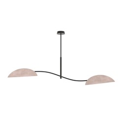 Taklamper Lotus 2 Svart/Grå taklampe - E14, 230V, uten lyskilde