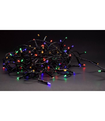 Outlet: 9 m. Smart Home multicolor LED julelysslynge - Tuya/Smart Life, 120 LED, minnefunksjon, IP44 utendørs, 230V